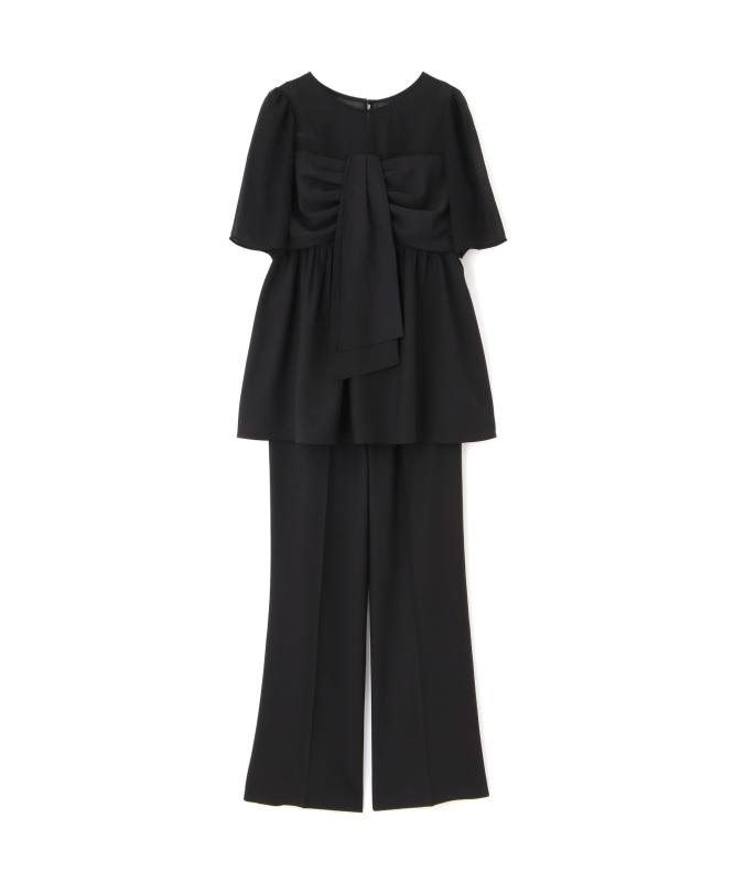 PROPORTION BODY DRESSING(プロポーションボディドレッシング) カジュアルドレス前リボンパンツセットアップレディース