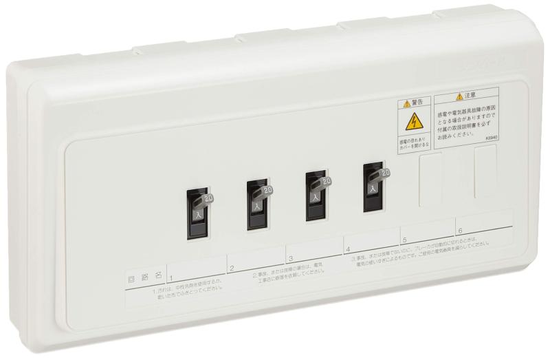 テンパール工業 増設用分電盤 扉なし VC3042i
