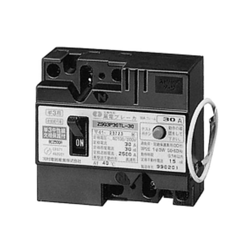 河村電器産業 漏電ブレーカ JIS互換性 ZSG 3P30TL-30｜stellarshop 9,481円