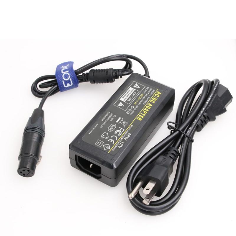 Eonvic オリジナルXLR 4ピンメス付き12V 4A電源 Sony FS7 FS5 / PANASONIC HPX 370用｜stellarshop