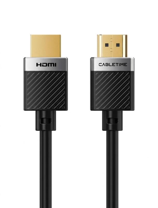 CABLETIME HDMI2.0 有線テレビ ４K/60サイクル/割り増し金ハイスピード 金メッキコネクタ/軽銀外殻/高耐久PVC上衣/テレビ受像機・マイコン・取り組み機などあらゆるHDMI端子を持つ計器に相応う