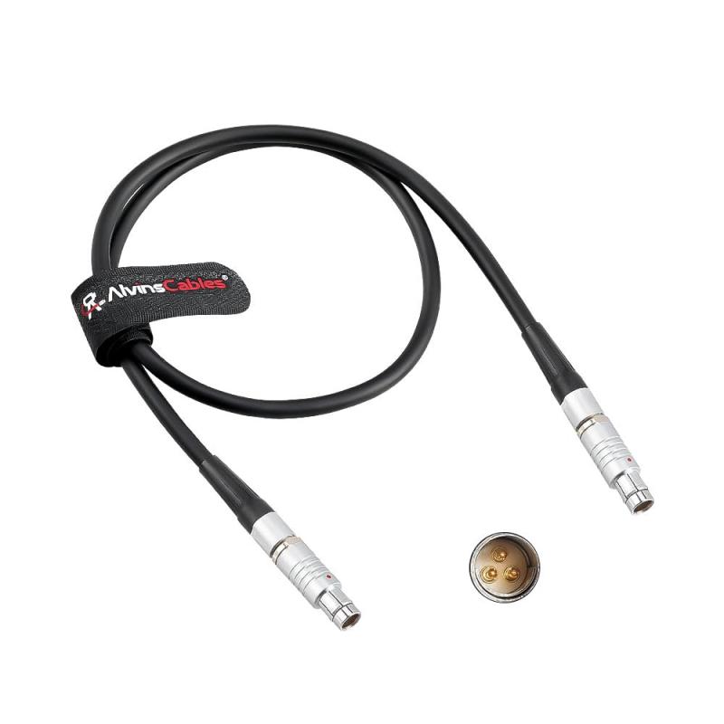 Alvin's Cables RS 3ピンオス - Fischer 3ピンオス 24V電源ケーブル、Cinetape Measure用 ARRI Alexa/Sony Venice対応、50cm｜stellarshop
