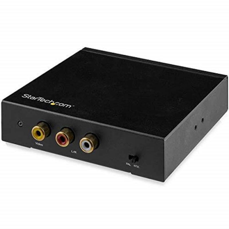 StarTech.com HDMI - コンポジット変換コンバーター 入力:HDMI/出力:RCA(映像/ステレオ音声)NTSC/PAL切替スイッチ 1080p対応 HD2VID2|stellarshop