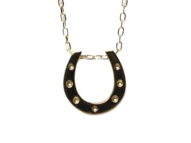 [キャンディ] K10 馬蹄シンプルネックレス｜stellarshop