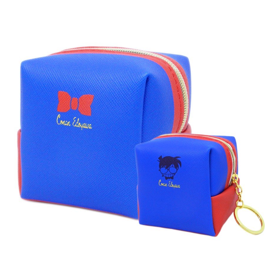 楽天市場 名探偵コナン グッズ キューブポーチ 江戸川コナン 劇場版 名探偵コナン 緋色の弾丸 コナングッズ 小物入れ コスメポーチ コインケース がま口 財布 マルニトイヤ楽天市場店