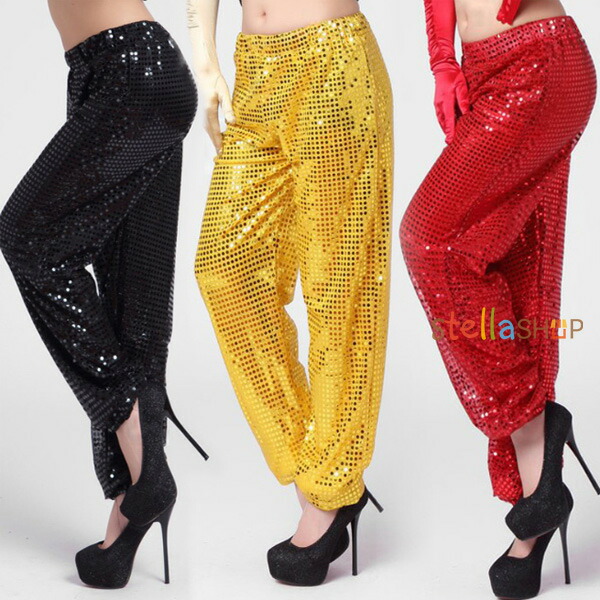 楽天市場】スパンコールパンツ ダンスパンツ レディース 大人 ジュニア