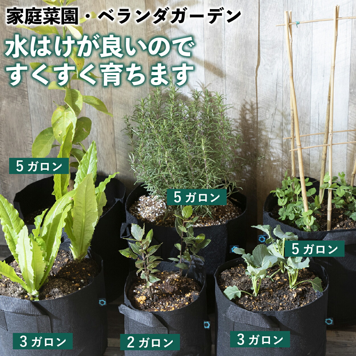 不織布ポット不織布プランター布鉢フェルトプランター植え袋グローバッグgrowbag家庭菜園プランター黒34ガロン