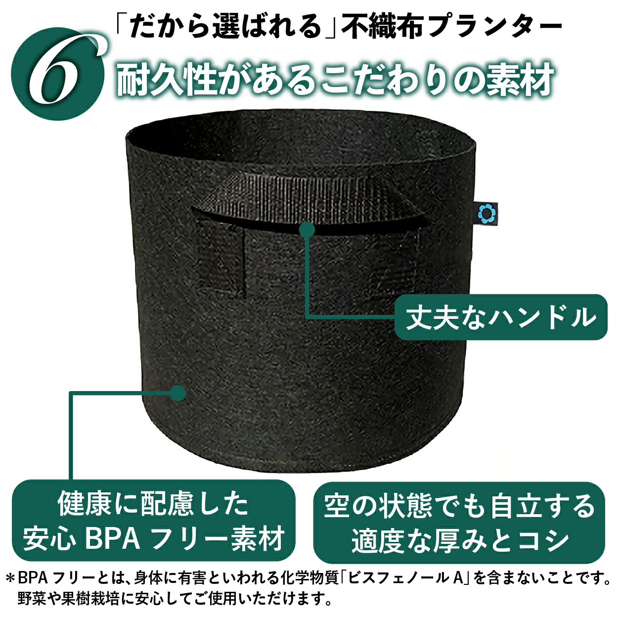 不織布ポット不織布プランター布鉢フェルトプランター植え袋グローバッグgrowbag家庭菜園プランター黒34ガロン