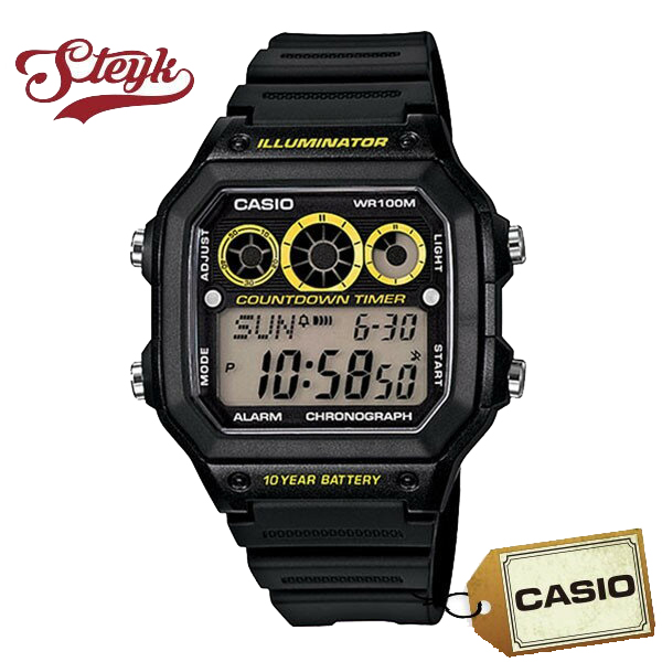 楽天市場 Casio カシオ 腕時計 デジタル Ae 1300wh 1a Steyk