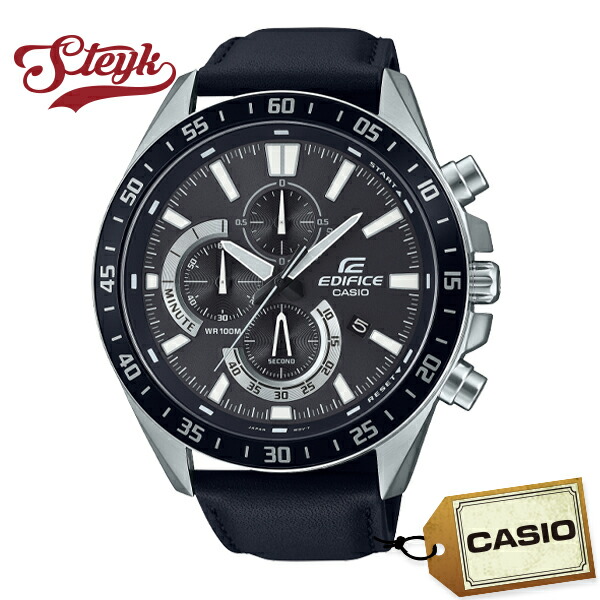 CASIO EDIFICE EF−540 クロノグラフ ブラック/シルバー EDIFICE