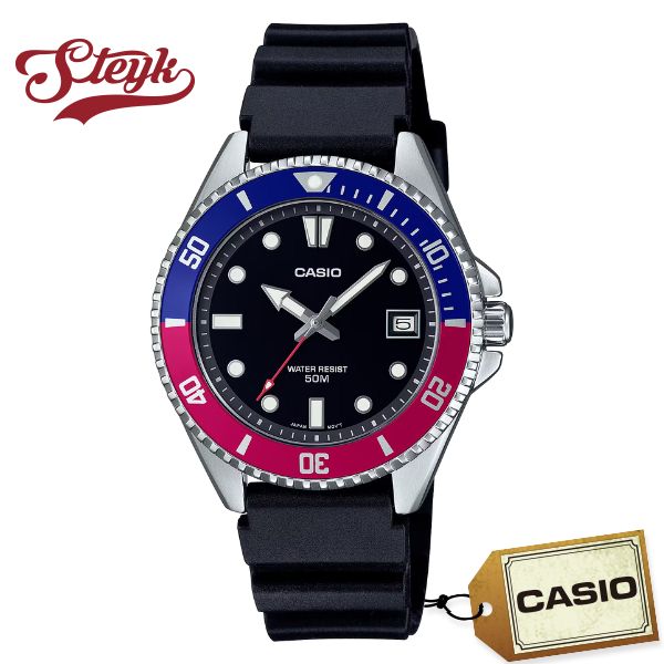 CASIO MDV-10-1A2 カシオ 腕時計 アナログ STANDARD スタンダード メンズ ブラック カジュアル