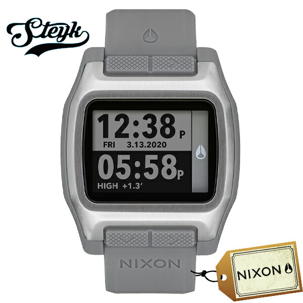 人気商品ランキング ニクソン A1308 145 Nixon 腕時計 カジュアル ブラック グレー メンズ Tide High デジタル 腕時計メンズ