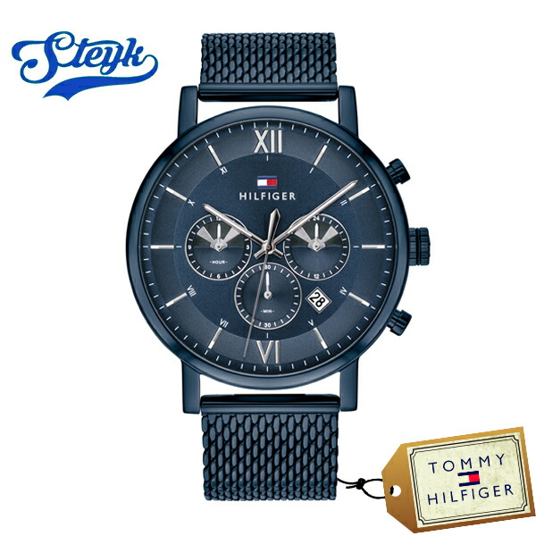 楽天市場 Tommy Hilfiger トミーヒルフィガー 腕時計 アナログ Evan メンズ ネイビー ブルー カジュアル Steyk