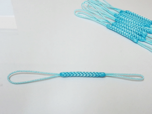 楽天市場】ストラップパーツ根付紐(両紐）10本 緑【根付紐】【根付