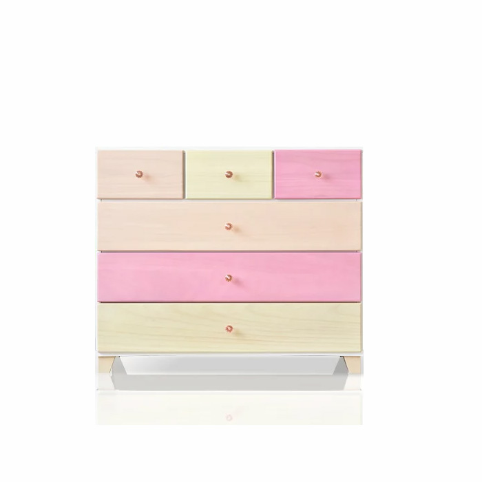 衣類日本製収納収納家具たんす子供収納家具国産タンス チェスト国産90cm 木製 シンプル北欧かわいい引出しオシャレ大川家具 チェスト Stファニチャーカラフル Pr3
