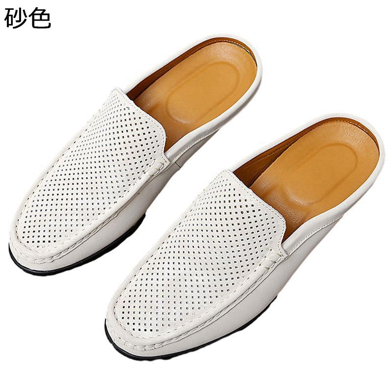 スニーカー サボ クロッグ メンズ かかとなし スリッパ パンチング 大きいサイズ スリッポン ウォーキングシューズ 夏用 蒸れない 軽い 消臭 防滑 ローファー フラット 通勤 日常用 履きやすい