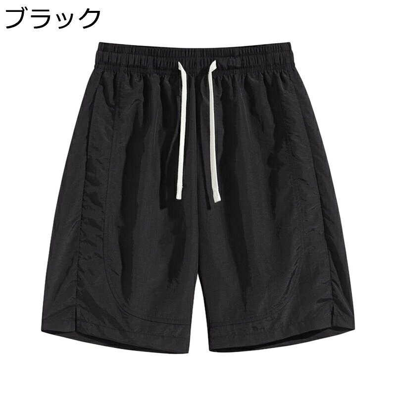 ドライパンツ 5分丈 ショットパンツ メンズ アウトドアショーツ S-3XL 速乾性 短パン ワイド ゆったり バギー 半ズボン 通気 夏 ひんやり カジュアル アメカジ マルチポケット 機能性