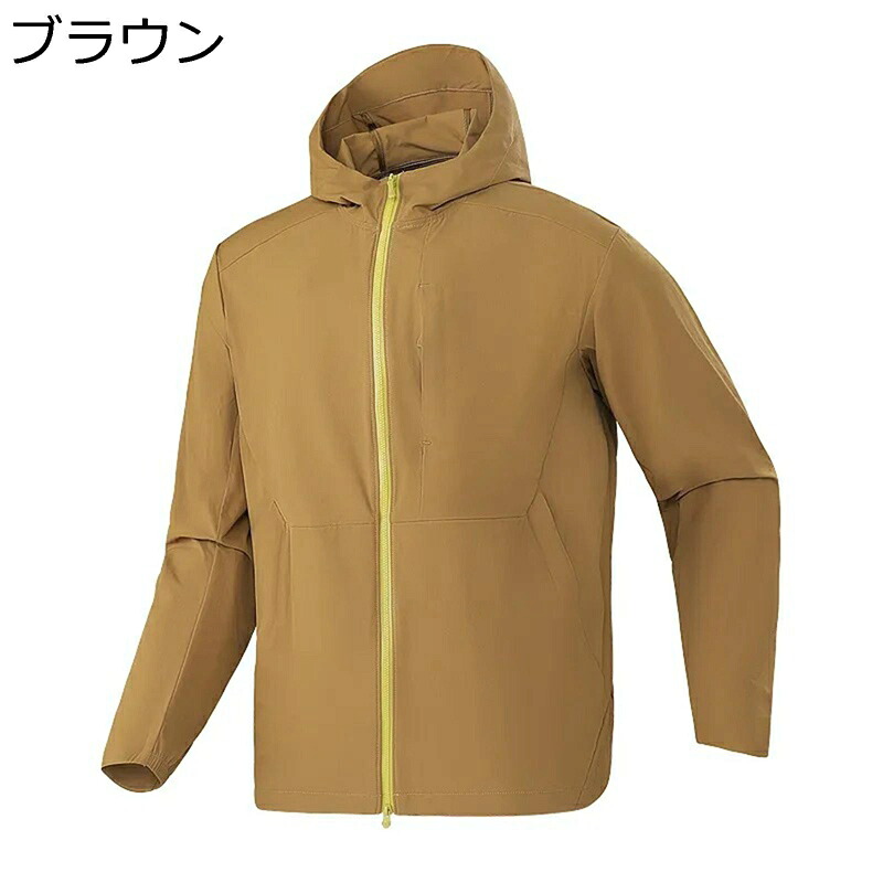 日焼け止め服 メンズ ラッシュガード ライトジャケット UPF50+ アウター 薄手 日焼け対策 快適 カジュアル ストレッチ 耐シワ性 撥水 吸汗速乾 通気性 自転車 水陸両用 アウトドア 夏