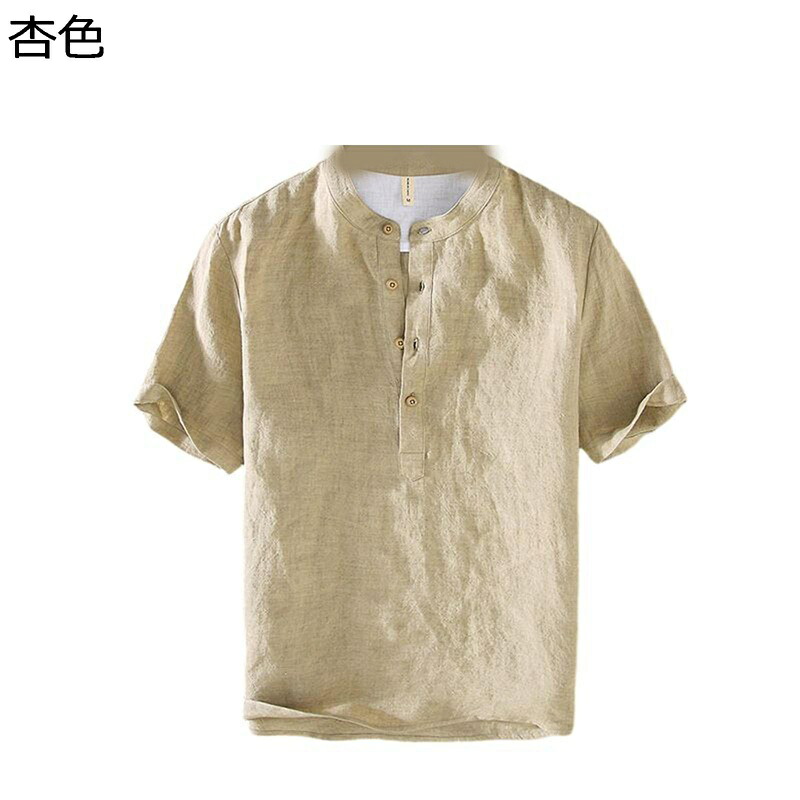 メンズシャツ 半袖 ｔシャツ プルオーバー リネン100% 通気性 カジュアル 薄手 軽い 無地 ゆったり シンプル 柔らかい コンフォート カッコイイ 夏服 デイリー スポーツ 作業着 6,417円