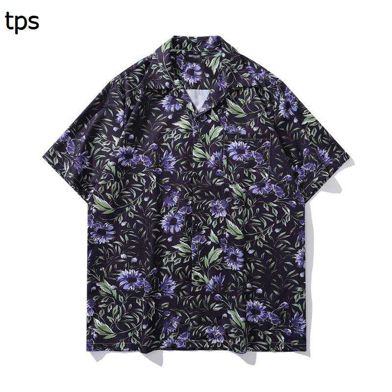 アロハシャツ 花柄 ボタニカルプリント 半袖シャツ メンズ レディース 男女兼用 涼感 接触冷感 体型カバー ゆったり ビーチ風 ロカビリー ハワイ 南国風 吸汗速乾 通気速乾 キレイめ