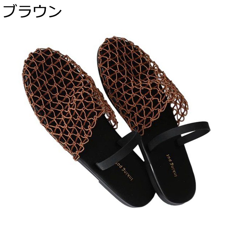 レディース ビーチサンダル 2way スリッパ 外履き フラット 歩きやすい 疲れにくい 靴 サボサンダル 夏シューズ 軽量 コンフォート メッシュ 蒸れない 旅行 ビーチ 通勤 アウトドア