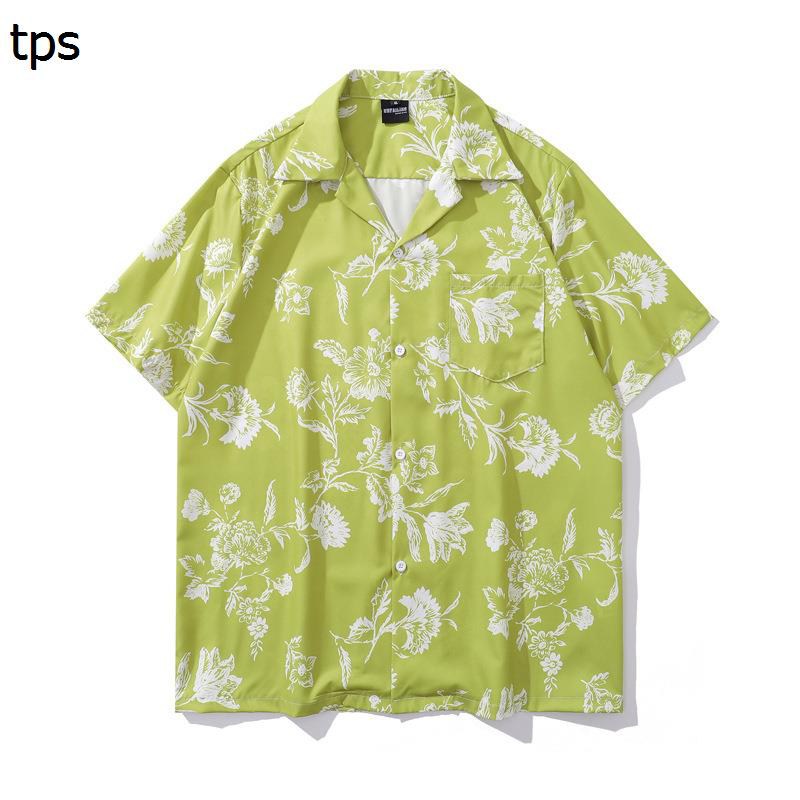 アロハシャツ 花柄 半袖シャツ メンズ レディース 男女兼用 前開き ビッグシルエット サーフ系 ALOHA トロピカル 海水浴 祭り 吸汗 通気速乾 ストリートファッション 音楽フェス 海遊び 街歩き