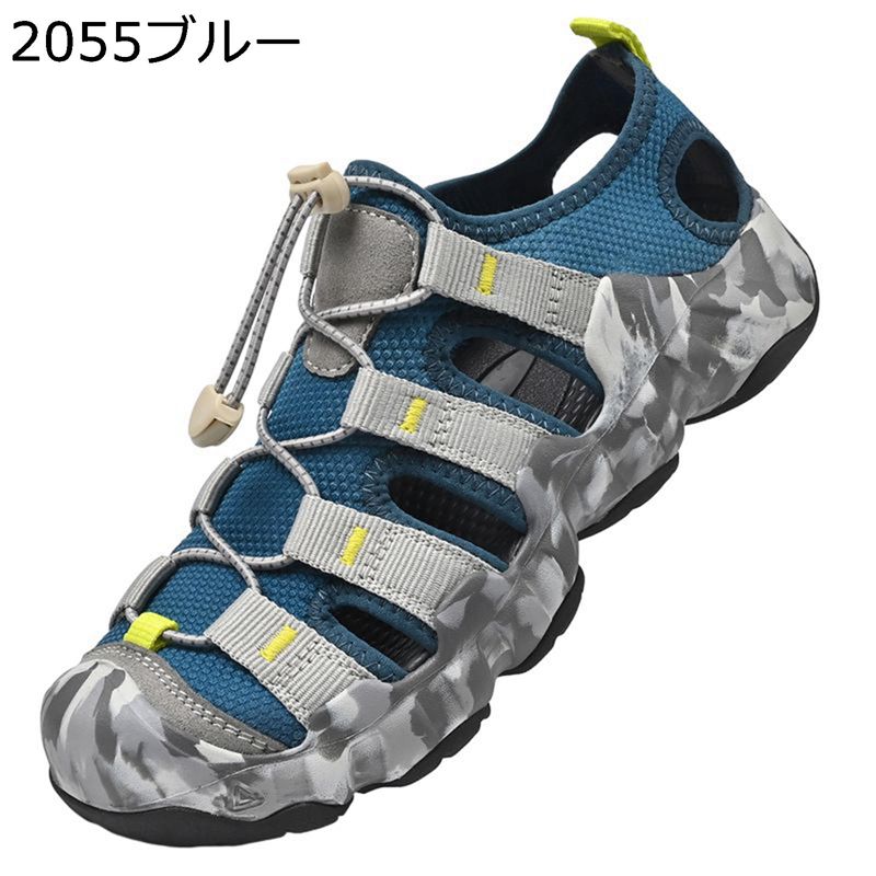 メンズ アウトドアサンダル ビーチ コンフォート 登山サンダル カジュアル 耐久性 防滑 蒸れない 歩きやすい 履きやすい 軽量 ドライバー 夏用 ランニング 運動 おおきいサイズ