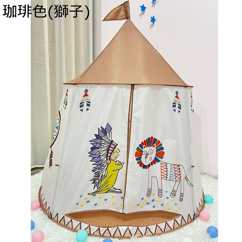 キッズテント 室内遊具 子供用ティピーテント 通気性 秘密基地 折りたたみ 可愛い 遊び おもちゃ キッズハウス ストレス解消 プリンセス 知育玩具 誕生日 クリスマス プレゼント 4,918円