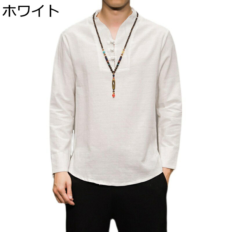 唐装 チャイナ服 メンズ Ｔシャツ 大きいサイズ 漢服 夏服 チャイナボタン プルオーバー 通気性 吸湿速乾 薄い カジュアル 中華風 トップス 無地 デイリー スポーツ 普段着