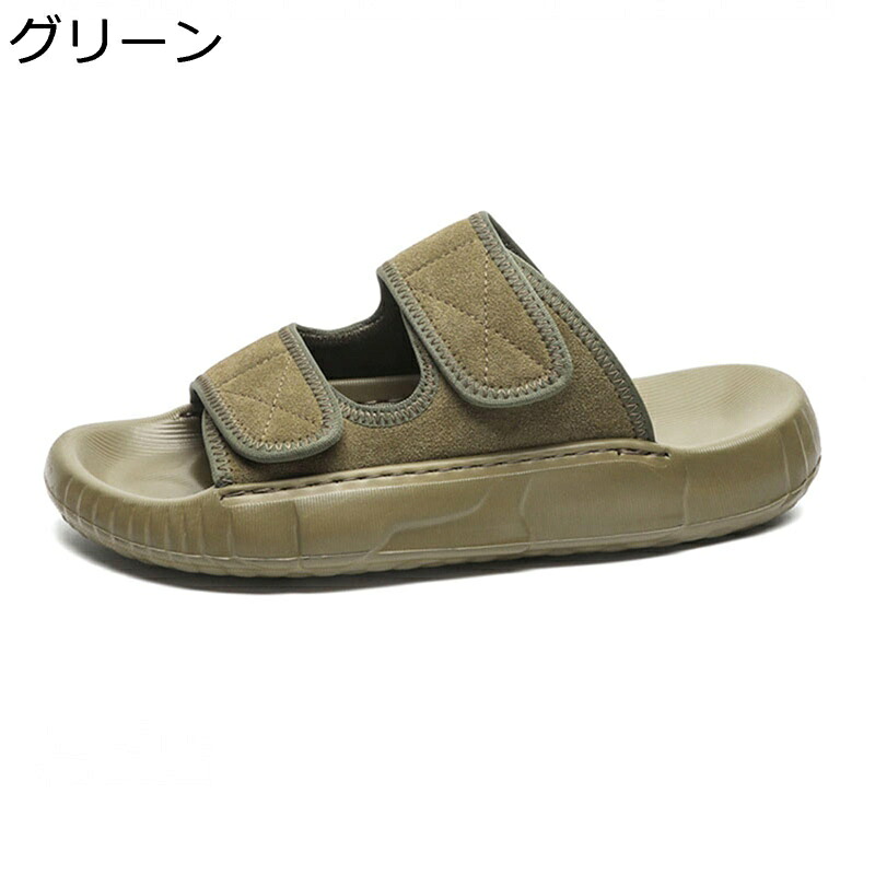 天然牛革 ビーチサンダル スポーツサンダル メンズ 吸汗防臭 カッコいい 蒸れない 通気 ウォーキング キャンプ 涼しい 耐久 着脱簡単 歩きやすい 静音 夏 カジュアルシューズ スリッポン