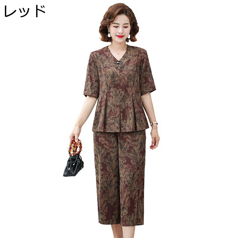 ティーシャツ レディース 半袖 トップス レディース ティーシャツ 花柄 薄っぺら トップ 夏服 お上さん 老いらく者服 介護服 高齢者服 お婆ちゃん服 母の日の差し上げ物 敬老の日 御祖母ちゃん 生まれ落ちる日 70代 80代 90代