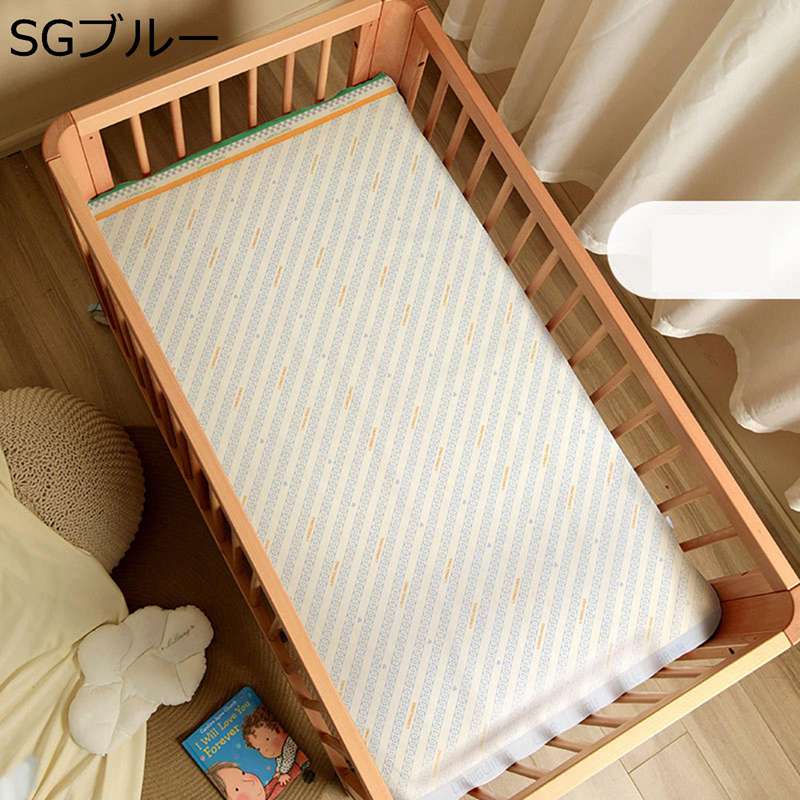 臥榻パッド 敷きパッド 子供部屋 マットレス 冷やりとした敷パッド 冷やりとした寝具 吸湿通気 放熱性 涼席 寝汗吸いいれる ズレ押しとどめる 夏用 夜?一心不乱症打つ手 竹原材料 洗替飾り気の無い 赤ちゃん園 保育園