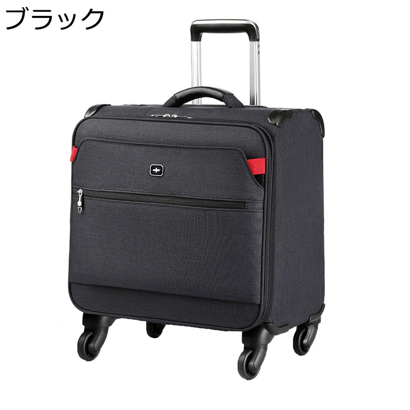 キャリーケース 小型トロリーケース オックスフォード スーツケース 機内持込 軽量 静音 ダブルキャスター 耐衝撃 コードロック ファスナー式 使いやすい トラベルバッグ 旅行 出張