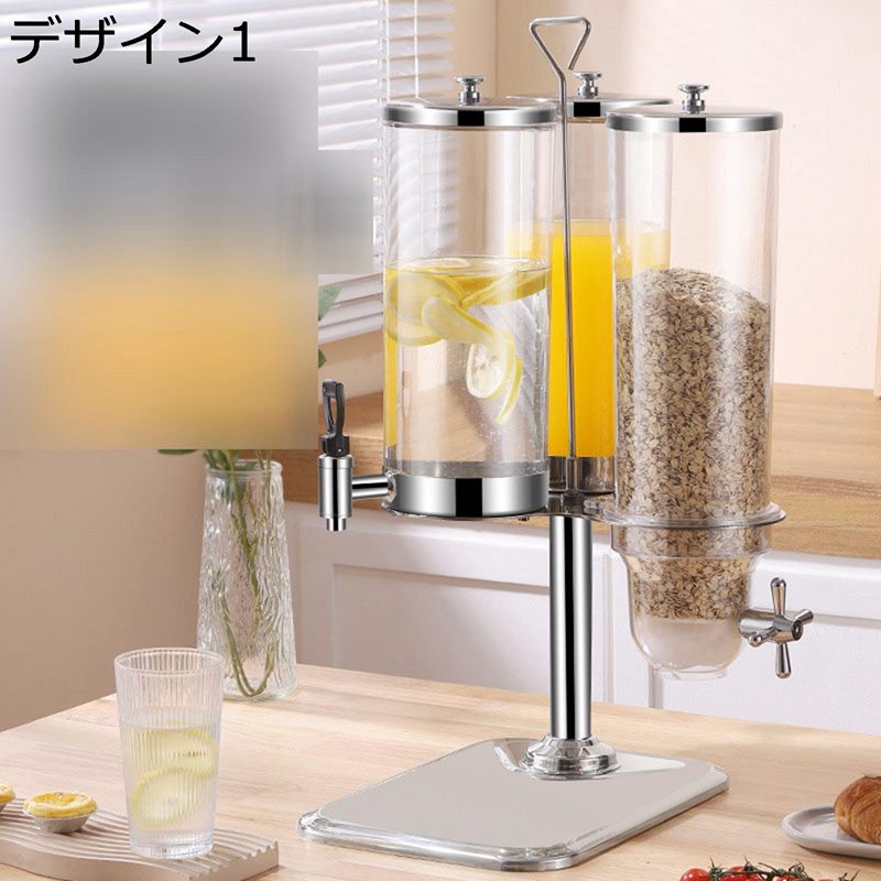 ウォータージャグ ドリンクサーヴァー ステンレス鋼 吸い筒 水ものディスペンサー 澄み切った ドリンクディスペンサー お水貯蔵タンク 水もの納める 木ノ実酒びん 水差し 身寄り用 御勤め用 BBQ