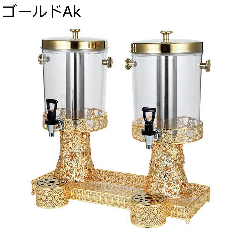 ドリンクディスペンサー 冷水筒 ドリンクサーヴァー 麦茶ポット 水さし 水道の栓付き添い人 耐熱耐冷 能力のあるなステンレス鋼製氷管付き添い人 お水ポット 麦酒 木ノ実酒 寄りあい 飲食店 ビュッフェ