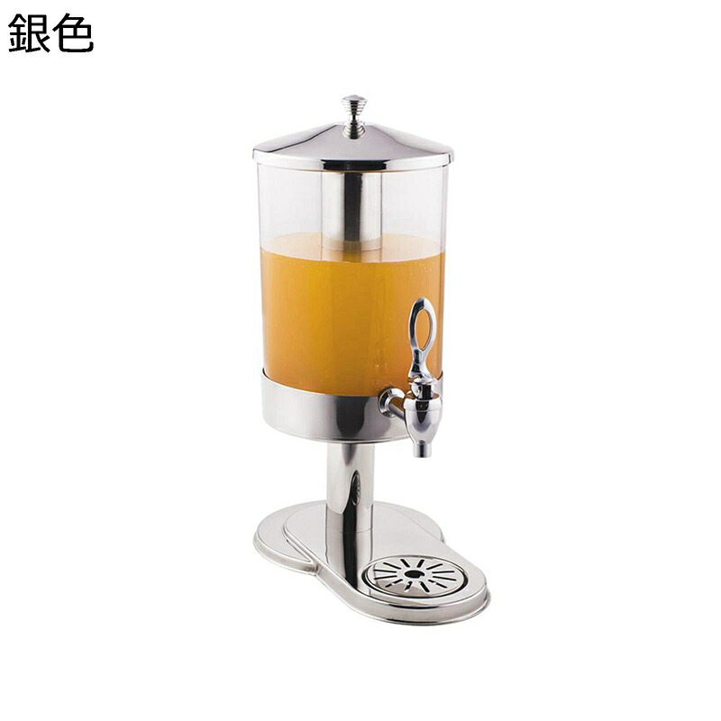 ドリンクサーバー ピッチャー 温冷飲料ディスペンサー 透明 ウォーターポット 蛇口付き フルーツティー レモネード 梅酒 ジュース 果実酒ポット 組み立て簡単 大容量 7L プレゼント 結婚式 バー