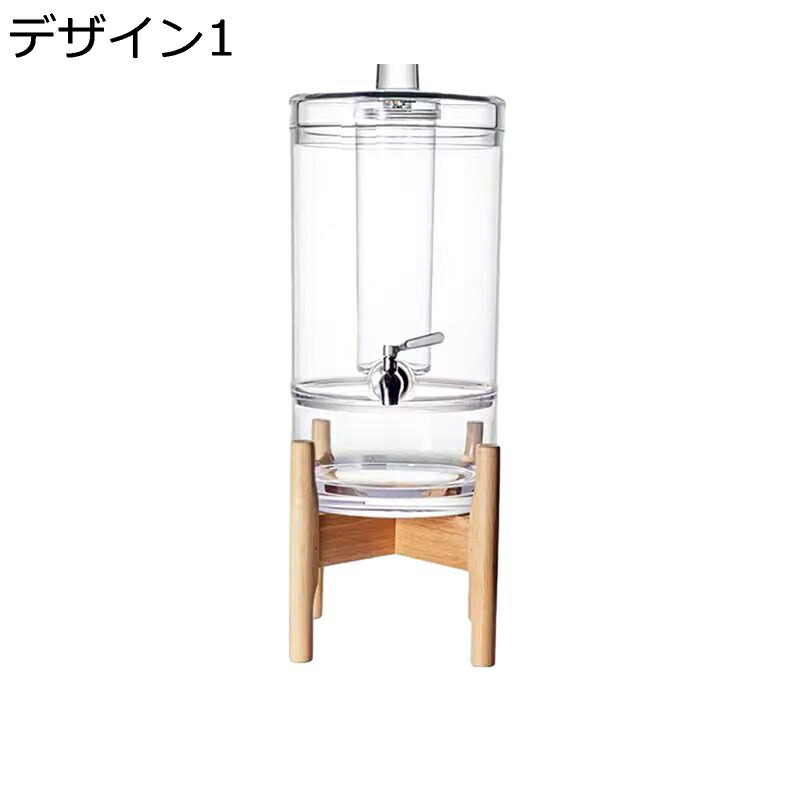 ピッチャー 冷水筒 ドリンクサーバー 大容量 蛇口付き 耐冷 耐熱 保存瓶 貯蔵タンク 飲料ボトル 水差し 透明 麦茶ポット 密閉缶 冷蔵庫ポット ジュース 花茶 梅酒 レモネード 家庭用 卓上