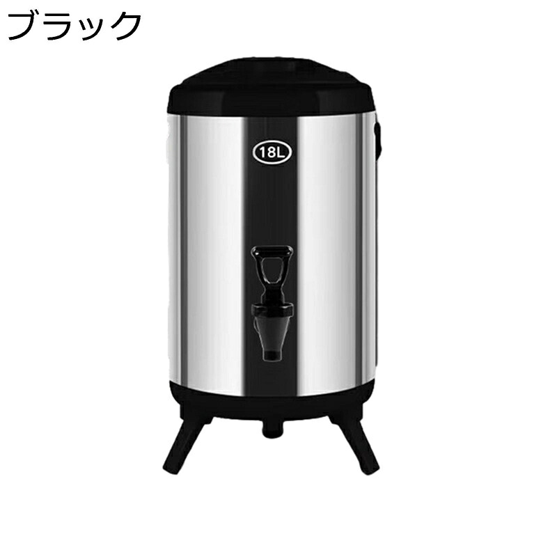保温、保冷 ウォータージャグ ステンレス鋼 温冷飲料ディスペンサー 保温ポット ミルクティーバケツ 密閉蓋付き 折りたたみ 三脚 卓上ぽっと タンク ポータブルクーラー 家族の集まりやレストラン用|FUKUOKA ストアサービス