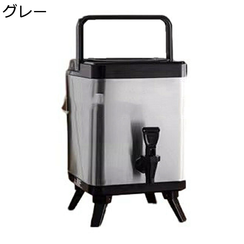 四角いミルクティーバケツ ステンレス鋼断熱バケツ 温水ボイラー 保温保冷 密閉バケツ ウォータージャグ ジュースバケツ 蛇口付 折りたたみ 脚付き 卓上断熱バレル ジュース お湯 ミルク 商業向け