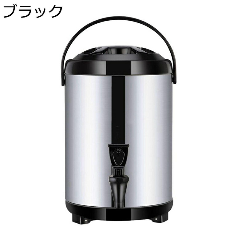 ステンレス製ミルクティーバケツ 保温ポット業務用 断熱バレル 蛇口付き 大容量 保温バケツ蓋付き 冷温対応 業務用コーヒーティーバレル ホット・コールド二重絶縁 ミルクティーショップ 豆乳 お湯｜FUKUOKA ストアサービス