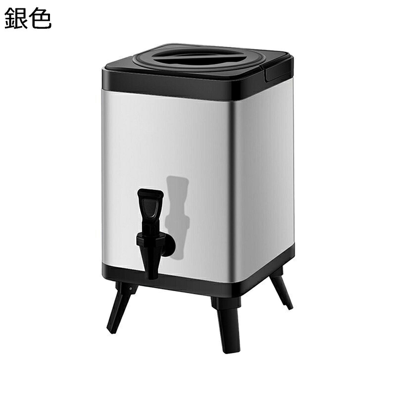 ステンレスミルクティーバケツ 卓上ぽっと 保温ポット 食品保存容器 保存容器 保温保冷 密閉バケツ ステンレス製 折りたたみ 脚付き アウトドア用ジャグ 蓋付きステンレスバケツ 多機能 ビュッフェ 家庭用｜FUKUOKA ストアサービス