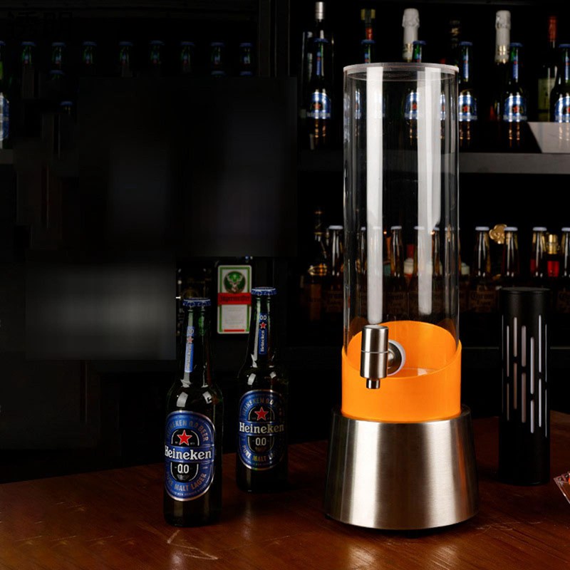 酒ディスペンサー ピッチャー ビールサーバー LEDライト 大容量 ドリンクサーバー ウォータータンク 透明 水タンク ワインディスペンサー 蛇口付き ビールディスペンサー バー BBQ 業務用 卓上 3L