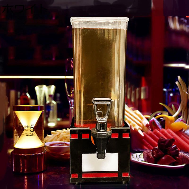 ドリンクサーバー ビールサーバー 酒ディスペンサー 蛇口付き ワインディスペンサー 梅酒 果実酒 フルーツティー 大容量 生ビールサーバー 飲料ボトル ピッチャー 冷水筒 結婚式 BBQ 飲食店 バー|FUKUOKA ストアサービス