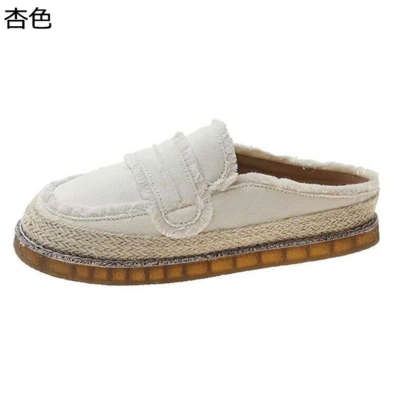 パンプス レディース カジュアルシューズ トレンド スニーカー シューズミュール サボモカシン ドライビング キャンバス 甲高 滑り止め 便利 おしゃれ 春夏 女性用 デイリー 買い物 散歩