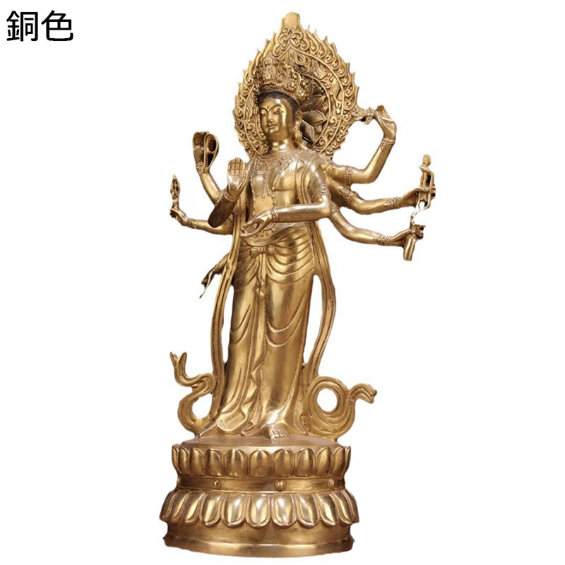 観音像 観音菩薩 観音様の仏像 風水グッズ 飾りつけ 金管楽器製 西蔵仏教 密教 開運グッズ 仕合わせ 手当て 意地悪さ除け 飾りつけ用 飾りつけ 暮らし向き引きあげる 差し上げ物 差し上げ物 リビングお部屋