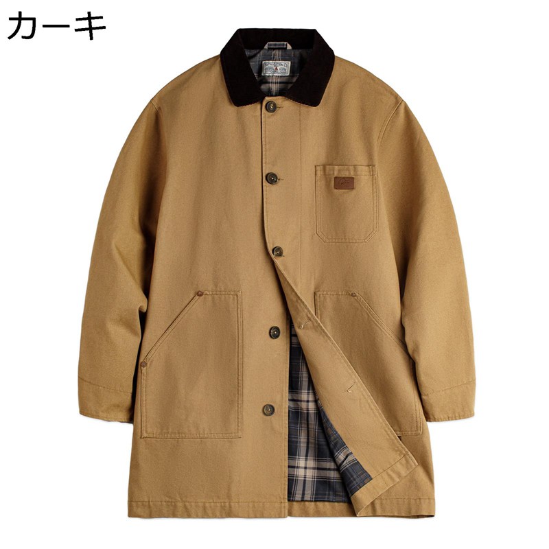 トレンチコート スプリングコート 春服 メンズ チェスターコート ワーク 折り襟 モッズ ブルゾン ファッション ミドル丈 ジャケット 無地 薄手 軽量 ゆったり 防風 通学 旅行 カジュアル 秋服
