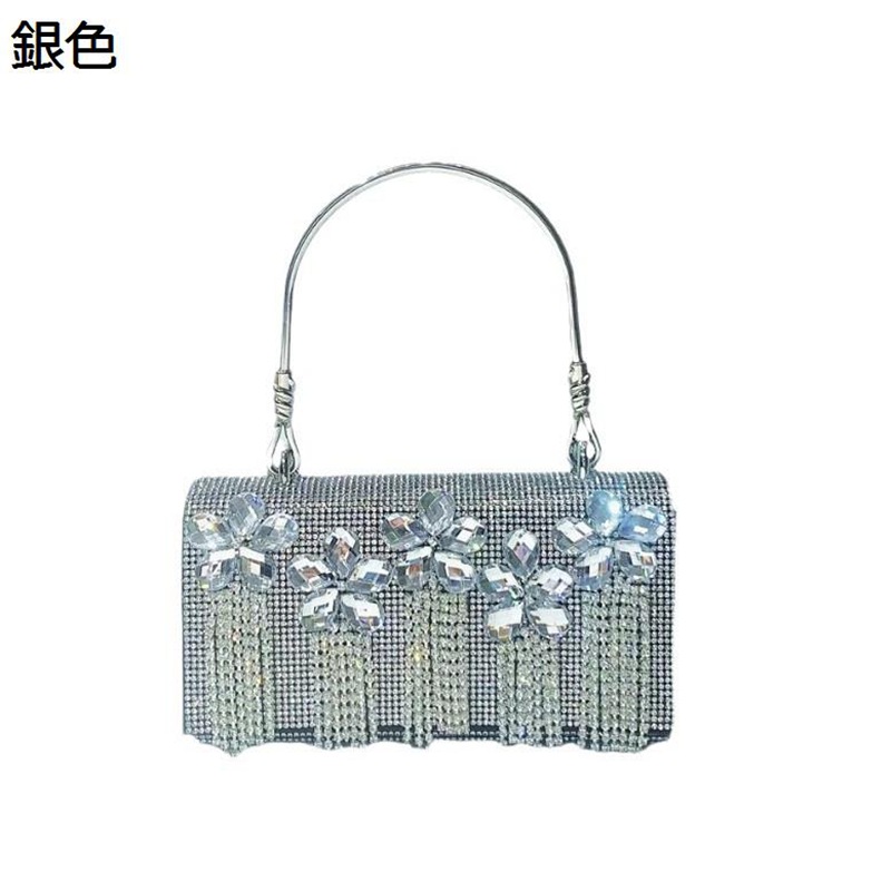 パーティーバッグ レディース クラッチバッグ ハンドバッグ タッセル フリンジ ポシェット 財布 ダイヤモンド ラインストーン ピカピカ 宴会 ディナー 結婚式 卒業式 披露宴 二次会 キレイめ カバン エレガント