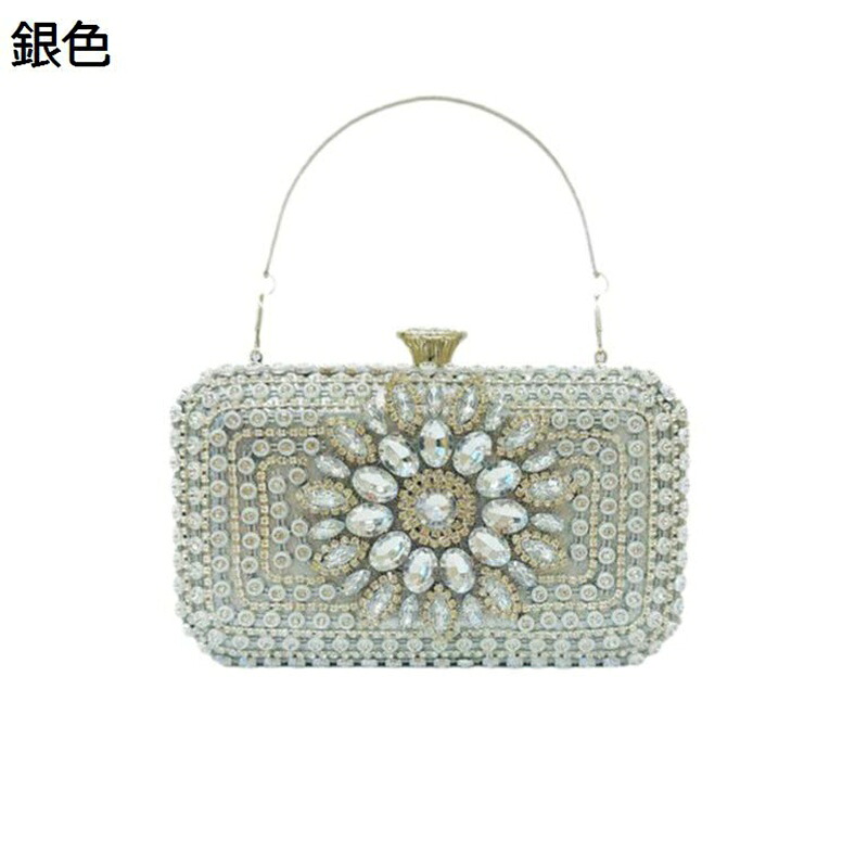 寄りあい御徒面子 しろがね色 レディース クラッチペダル御徒面子 2way 御芽出度 肩部 愛くるしげ オシャレ 金剛石 生産ライン石ころ キラキラ ハンドバック ミニ 長札入れ 成年者 お呼ばれ 二次会 交歓会