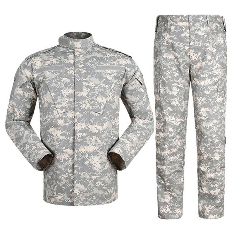 ミリタリージャケット コンバット メンズ 2点セット サバゲー タクティカルパンツ 作業服 戦闘服 ACU ストレッチ 通気 速乾 マルチポケット カジュアル アウトドア 自衛隊 陸軍 デジタル迷彩