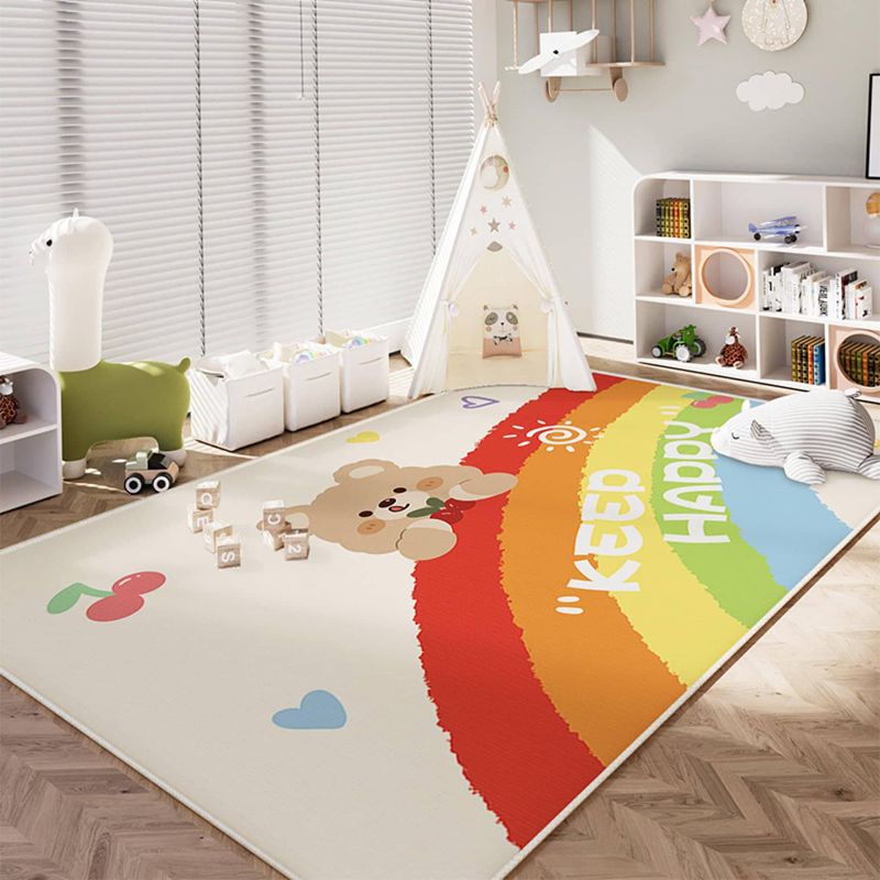 プレイマット ラグマット 子ども部屋 ベビー 新生活 防音 キッズカーペット 可愛い柄 ゲーム 遊べる 洗える 小学校 幼稚園 保育園 おしゃれ 滑り止めつき キッズルーム 冷房対策 床保護マット 4